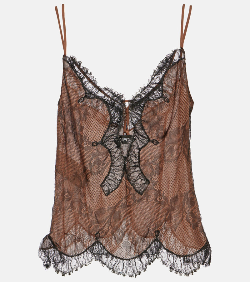 Chantilly-lace slip top - 1
