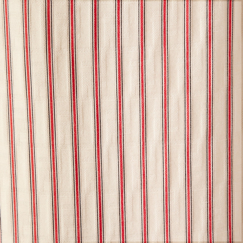Dress Beige FF denim dress with red stripes 4