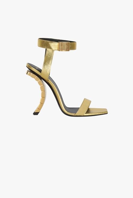 Gold leather Ultima sandals - 7