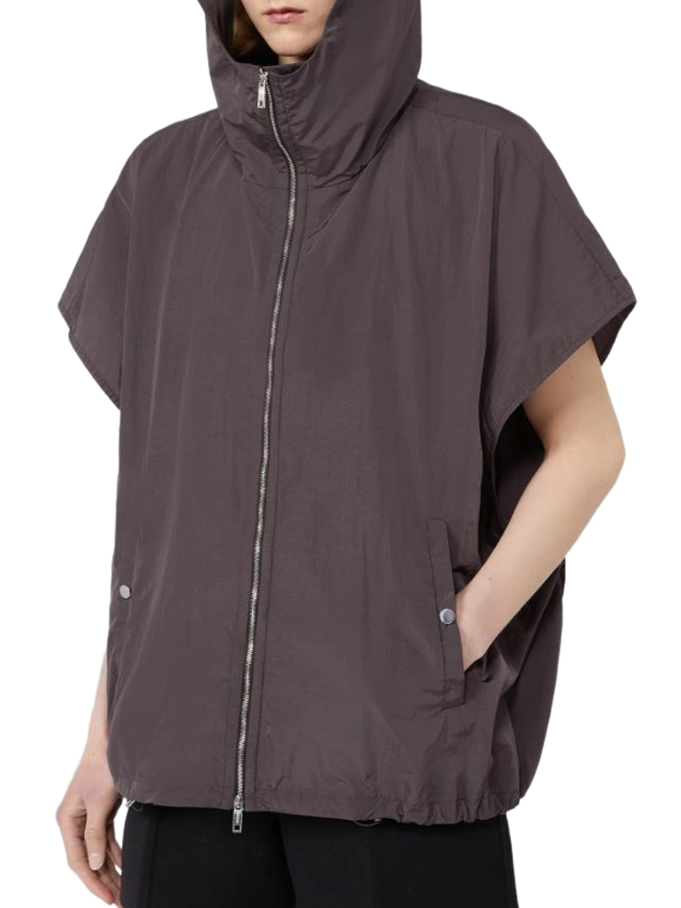 OVERSIZED TAFFETA TRENCH COAT WITH BARBA - 6
