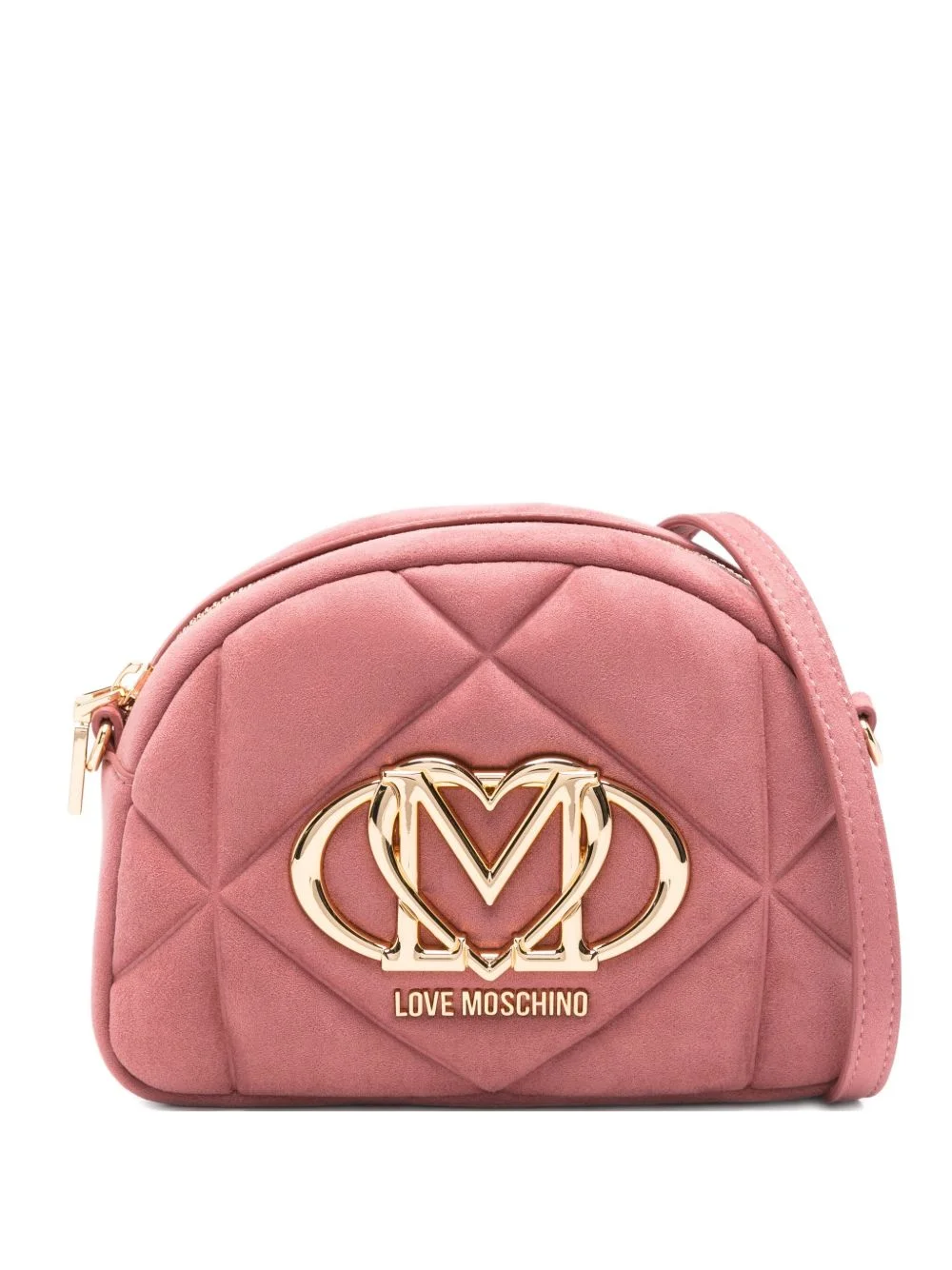 quilted logo-plaque cross-body bag - 1