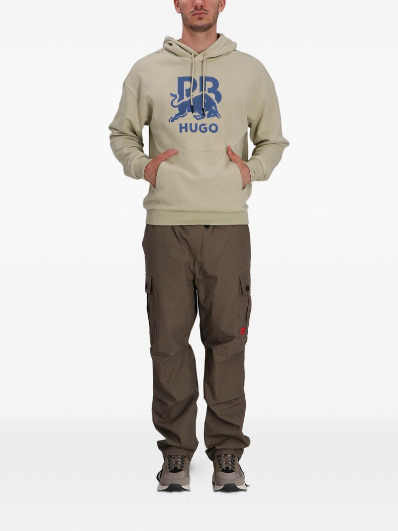 HUGO logo-print hoodie outlook