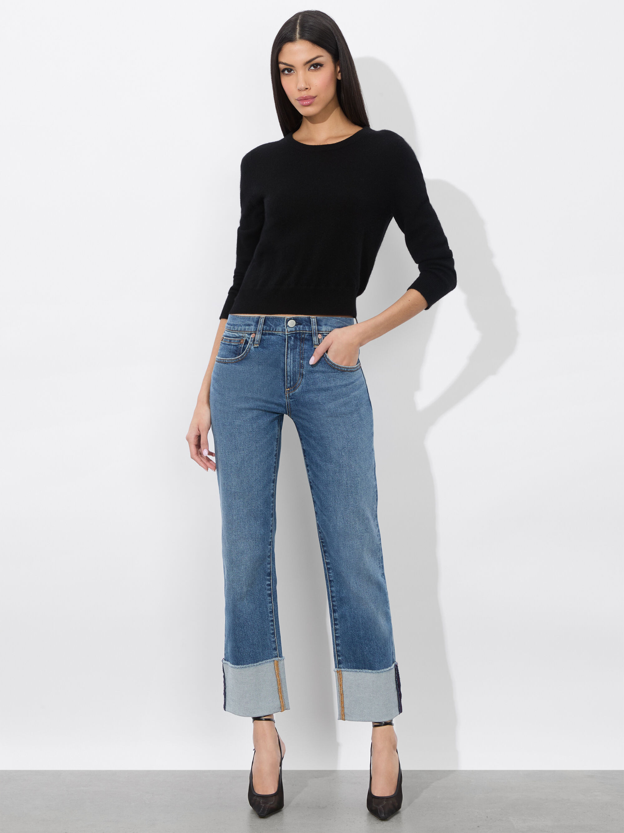 ABILENE LOW RISE CUFFED JEAN - 3