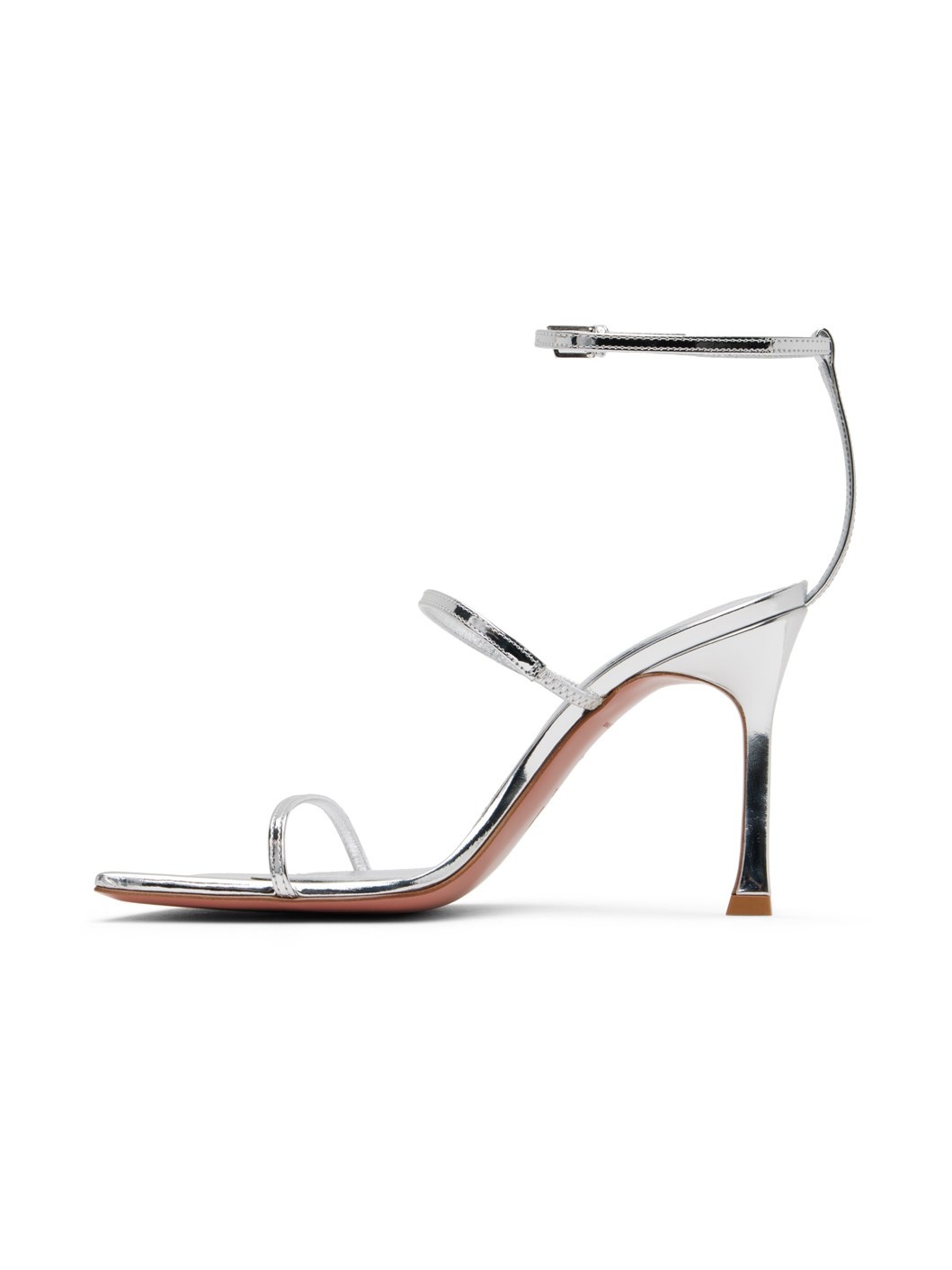 Silver Maya Heeled Sandals - 3