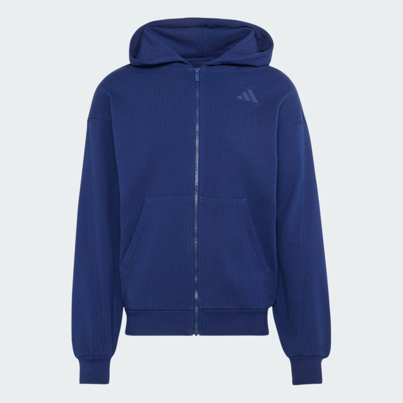ADIDAS KIT SMALL LOGO FULL-ZIP HOODIE 1