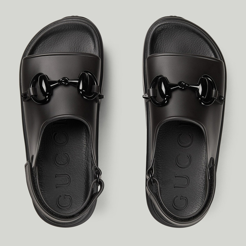 GUCCI Women's Horsebit flatform sandal outlook