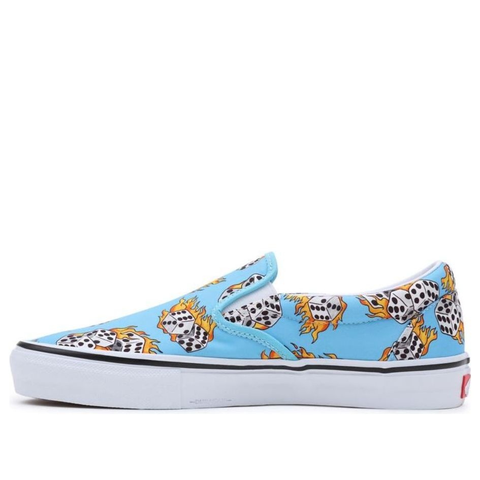 Vans Skate Slip-On 'Blue Flame Dice' VN0A5FCABM6 - 1