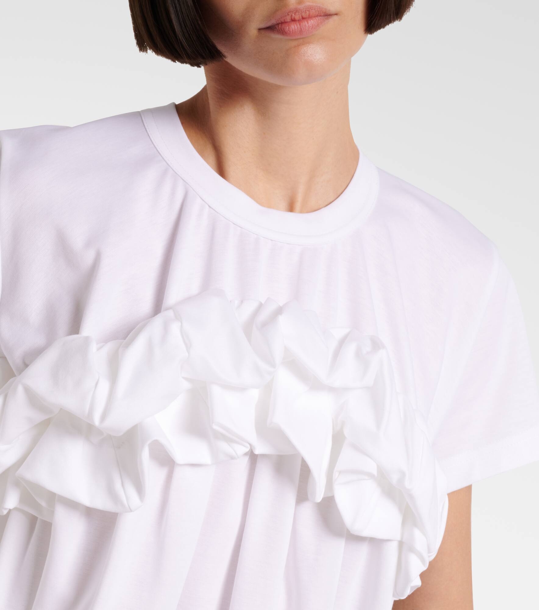 Ruffled cotton top - 4