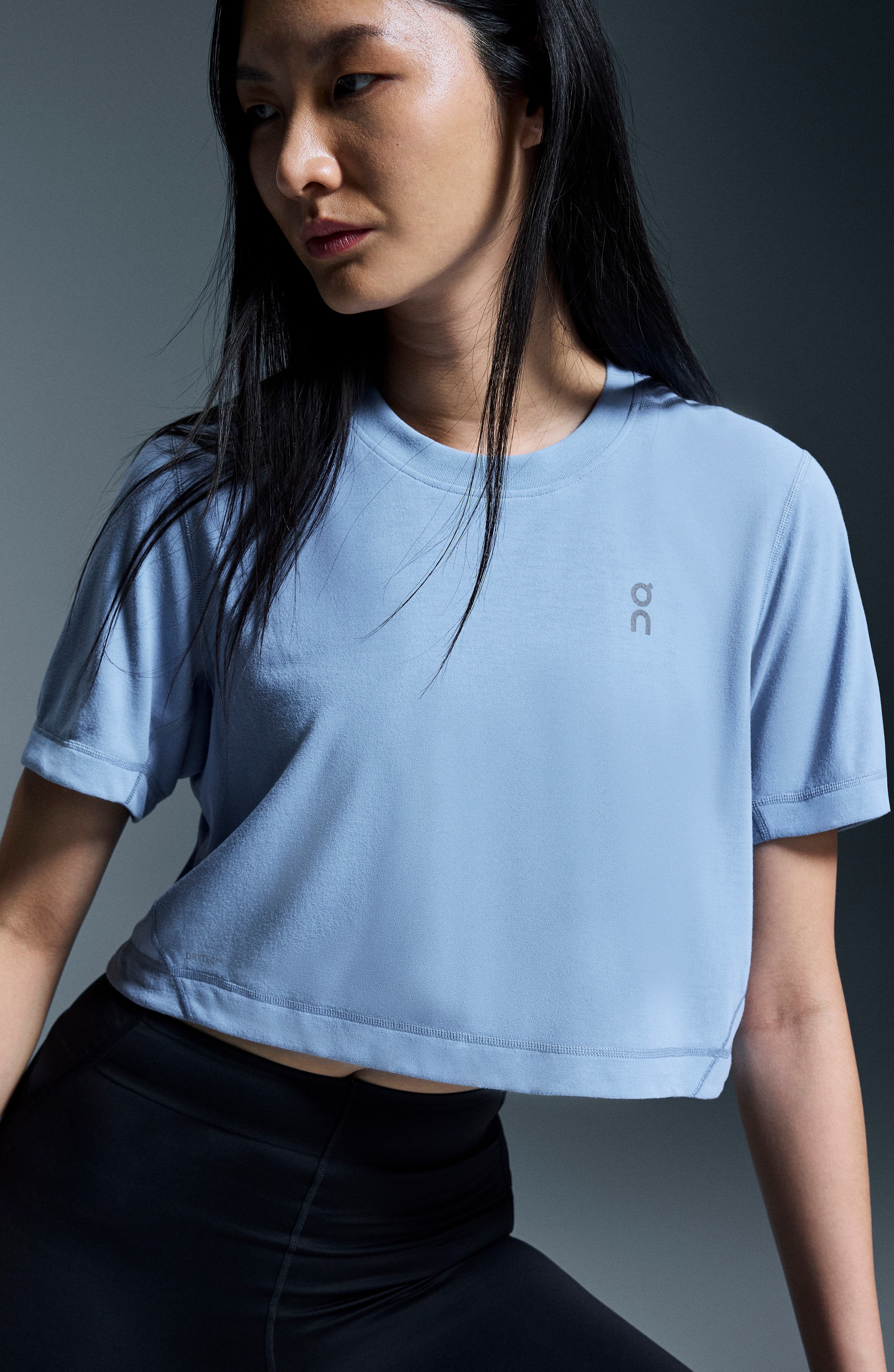 On Train-T Crop Top in Chambray at Nordstrom - 3
