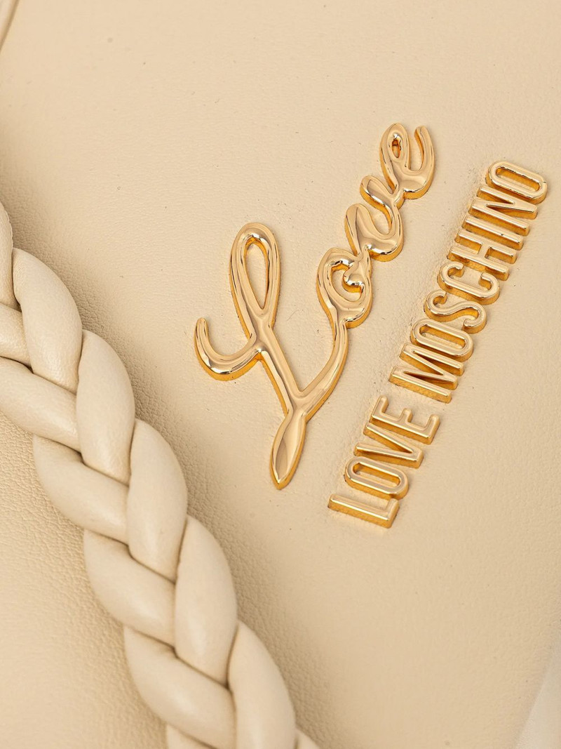 logo-lettering shoulder bag 5