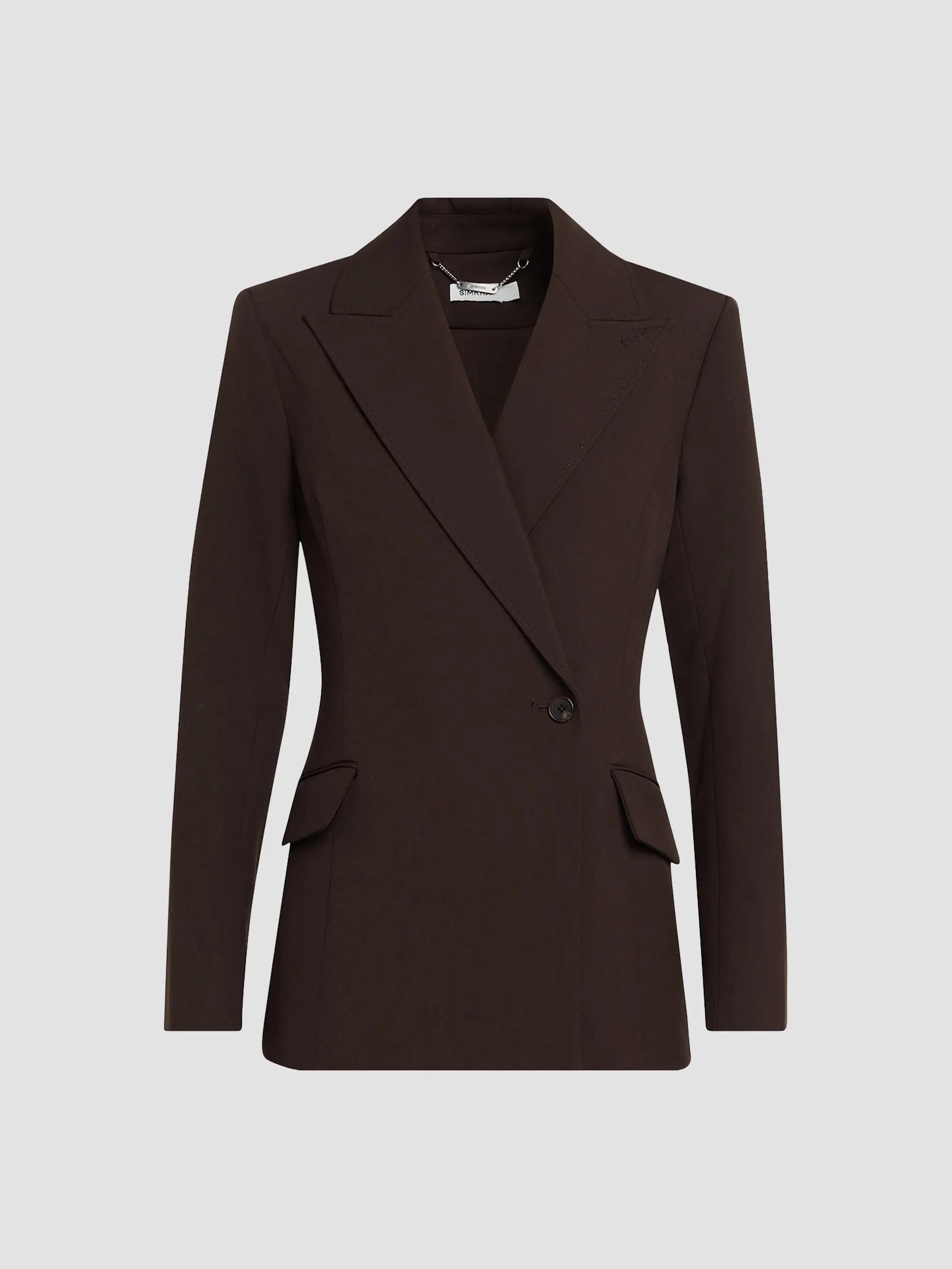 Women's Surabhi Hourglass Blazer - Chocolate - 1