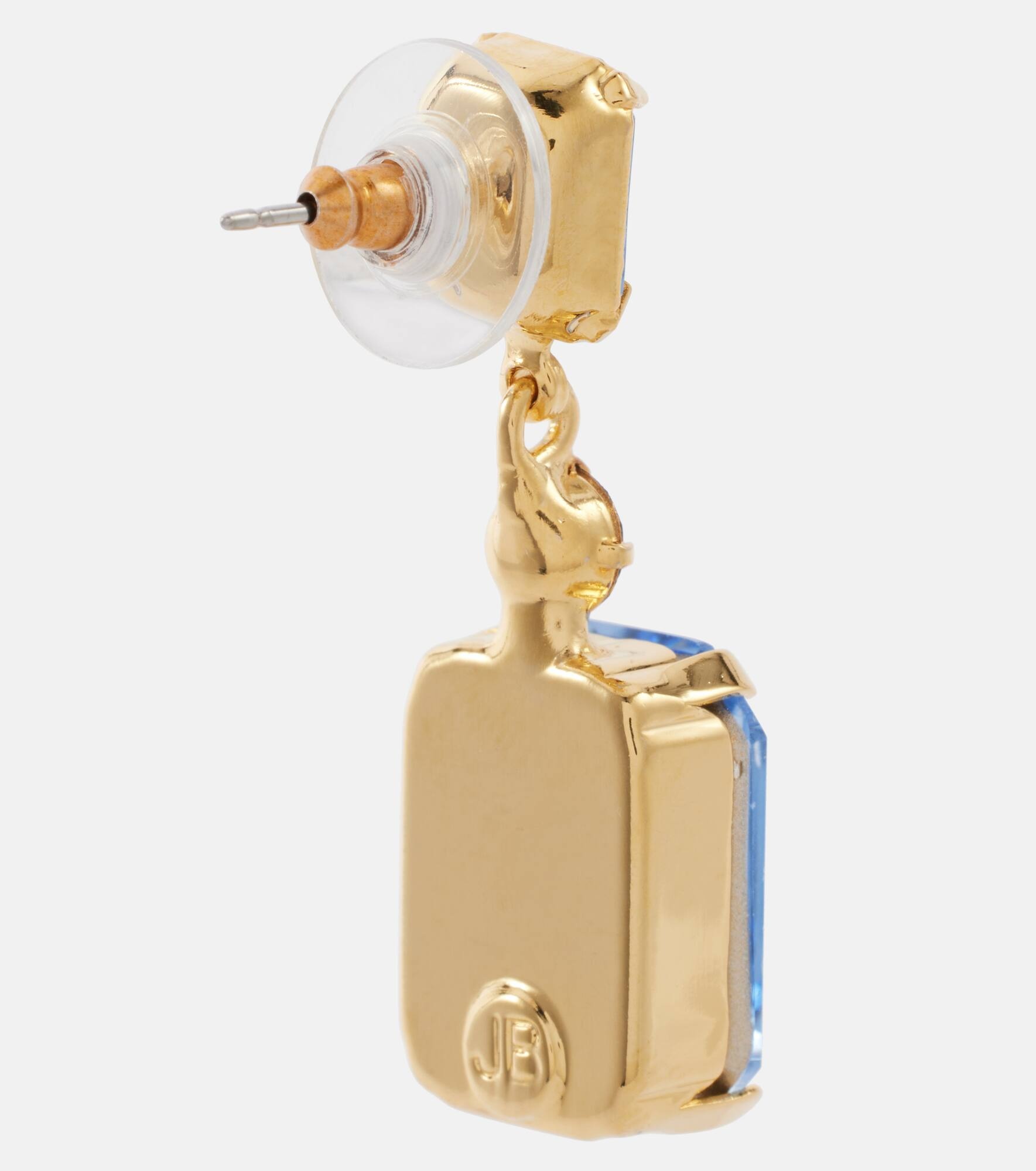 Justine gold-plated drop earrings - 5