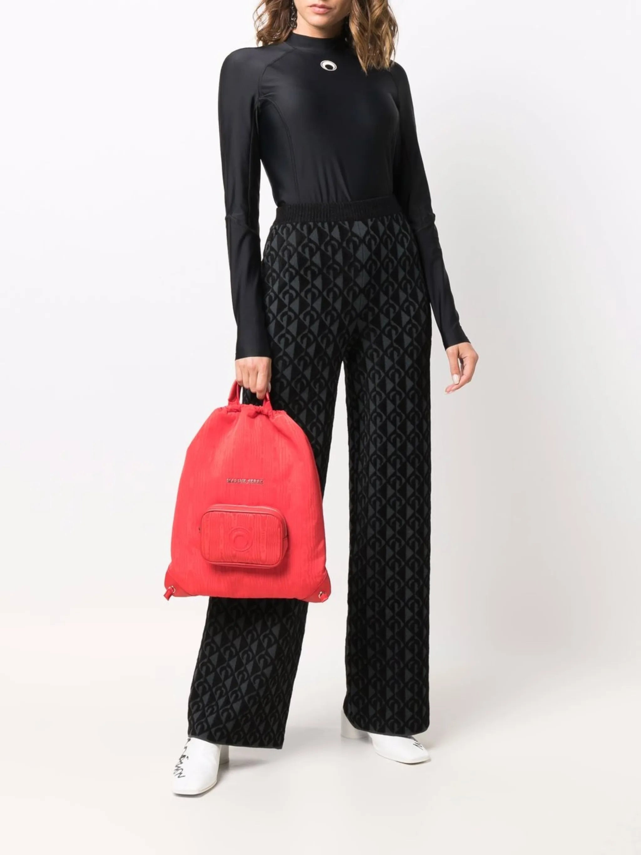moon-print training top - 2