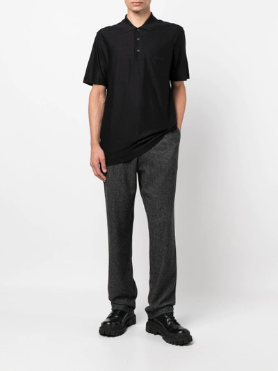 Missoni front tie-fastening detail trousers outlook