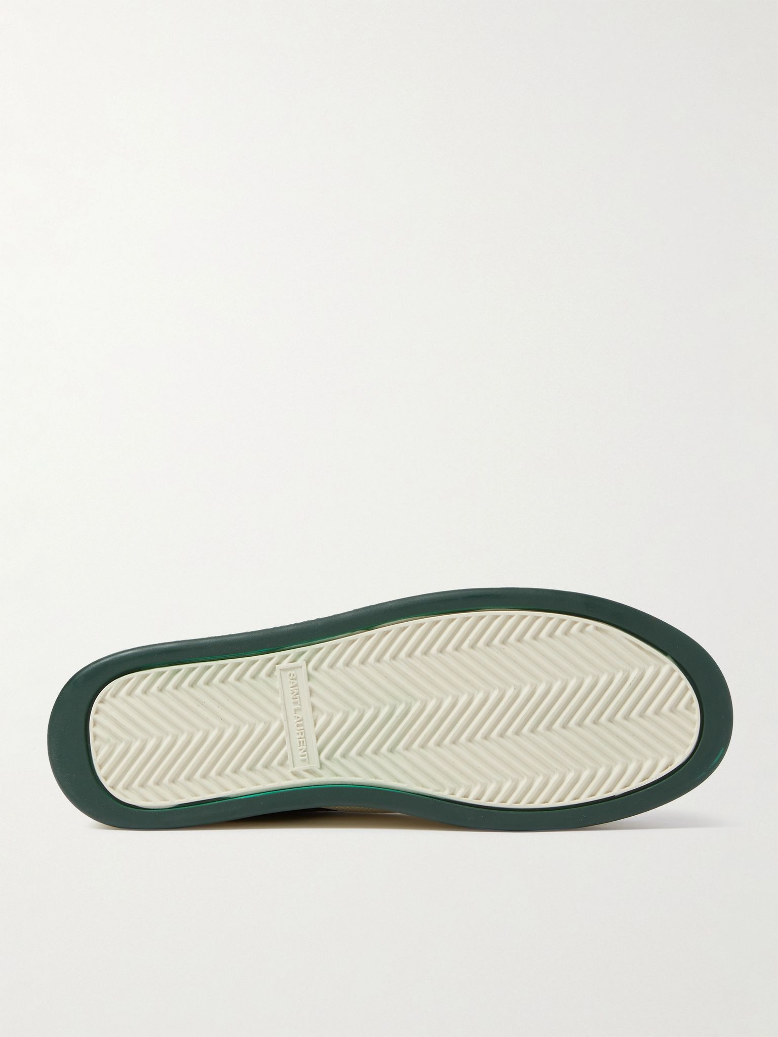 SL/61 Mesh and Leather Sneakers Green - 6