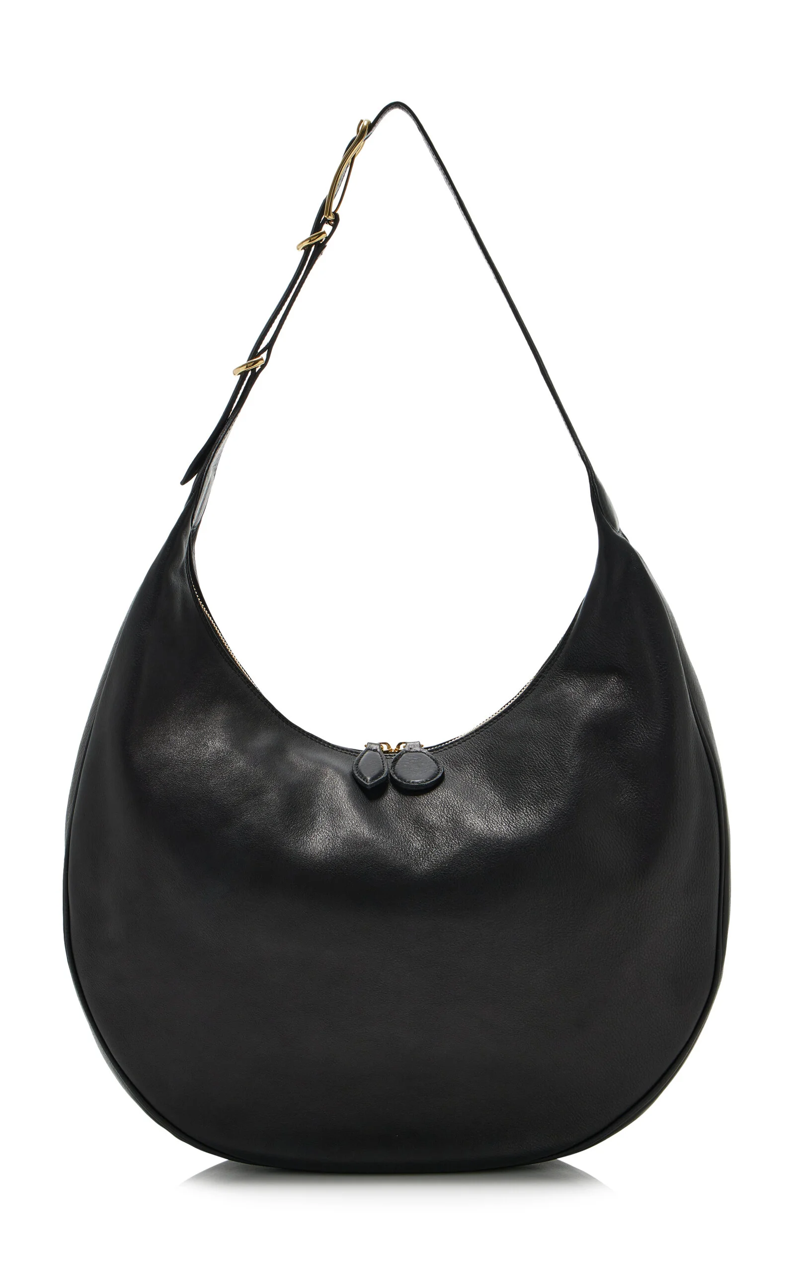 Moon Leather Hobo Bag black - 1