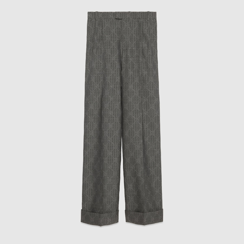 GG chevron wool pant 1