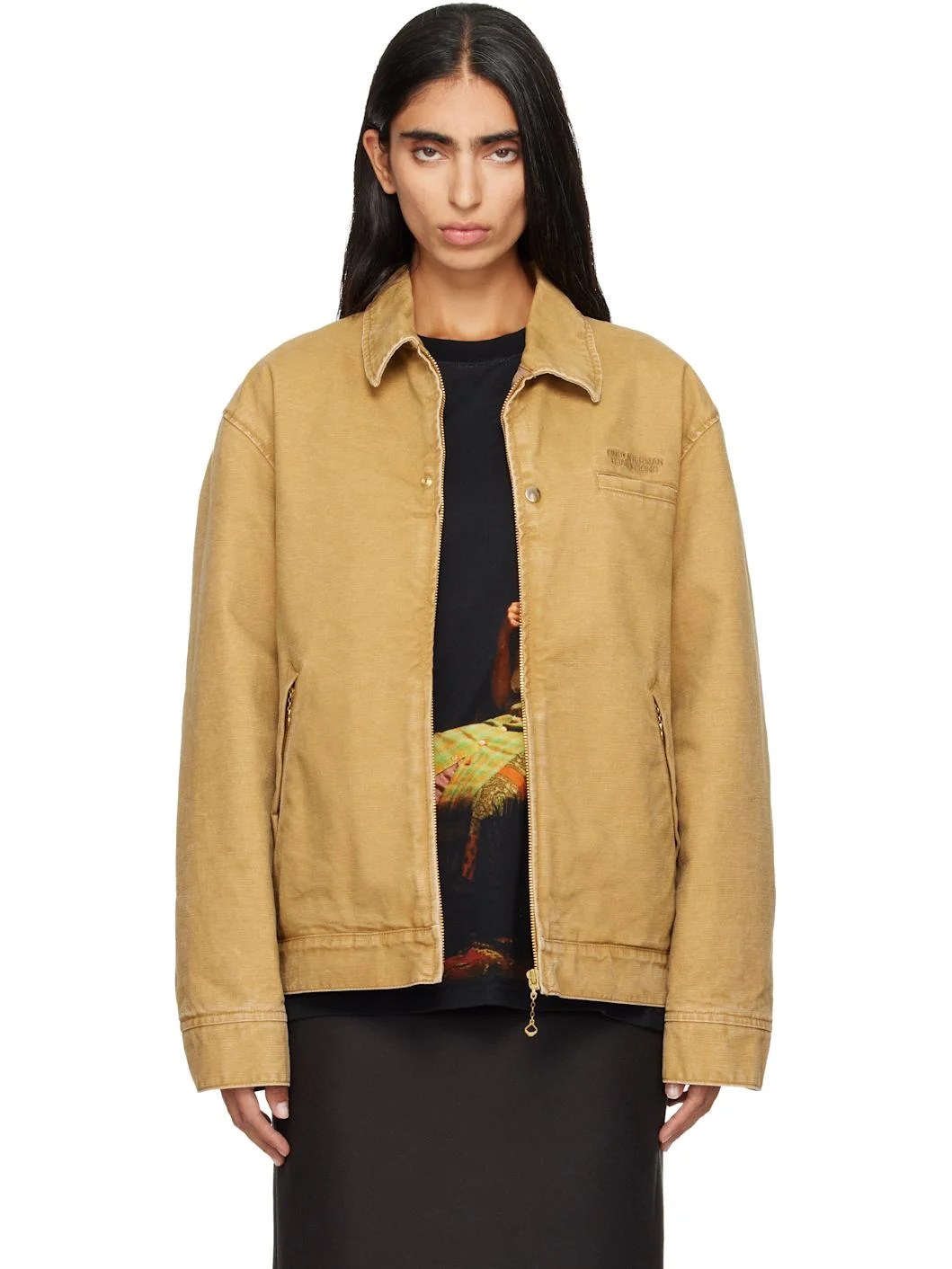 Beige UC2F4202-1 Jacket - 1