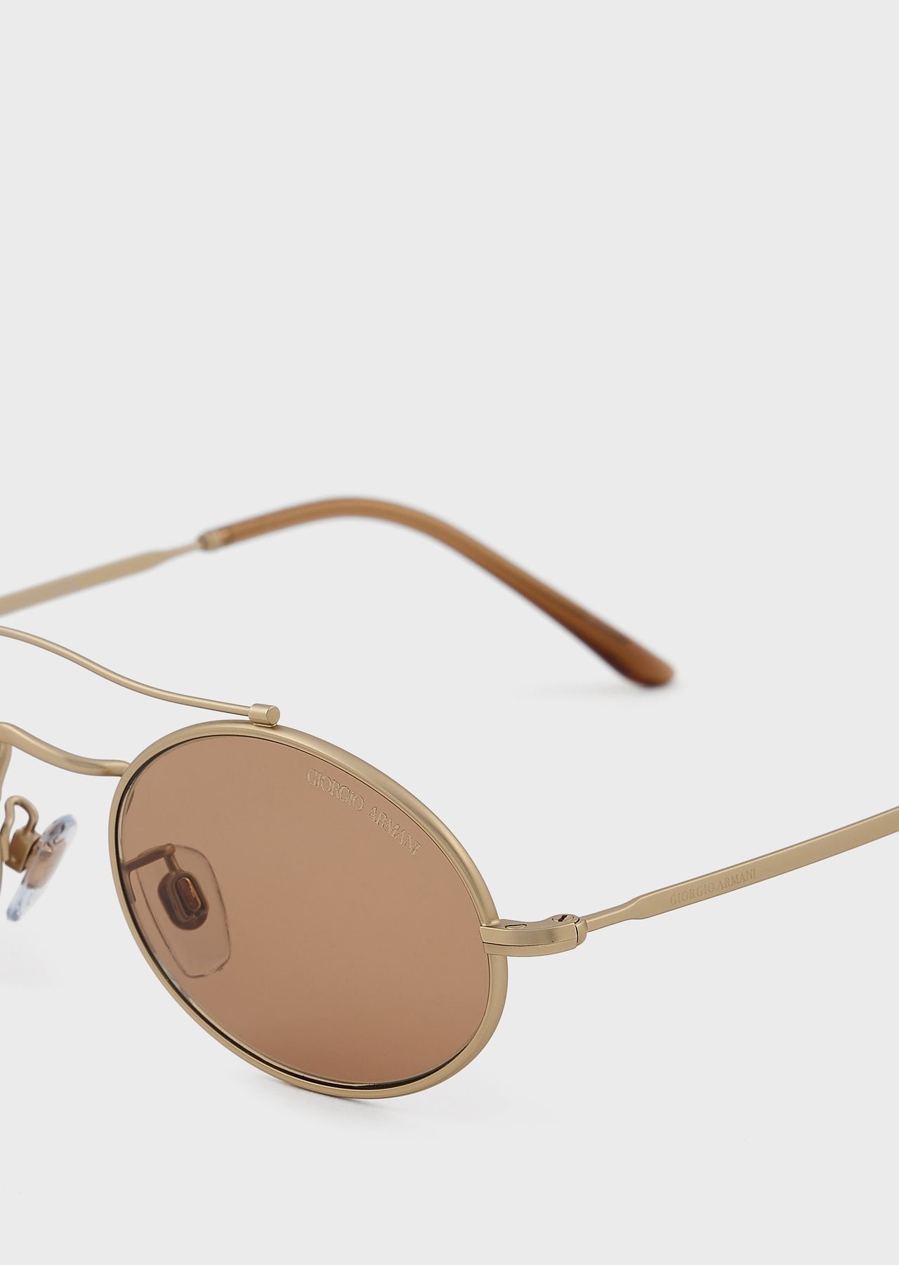 Men's oval sunglasses - 4