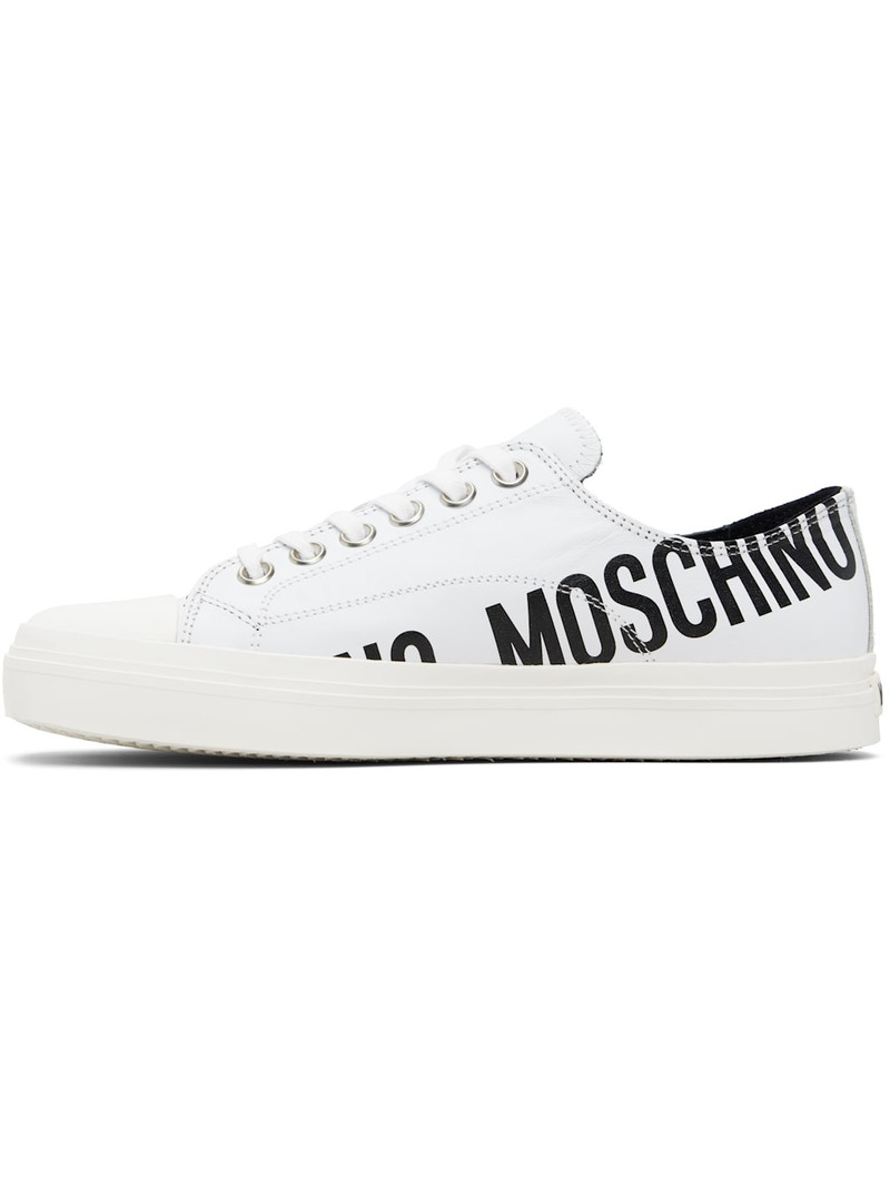 Moschino White Logo Sneakers outlook