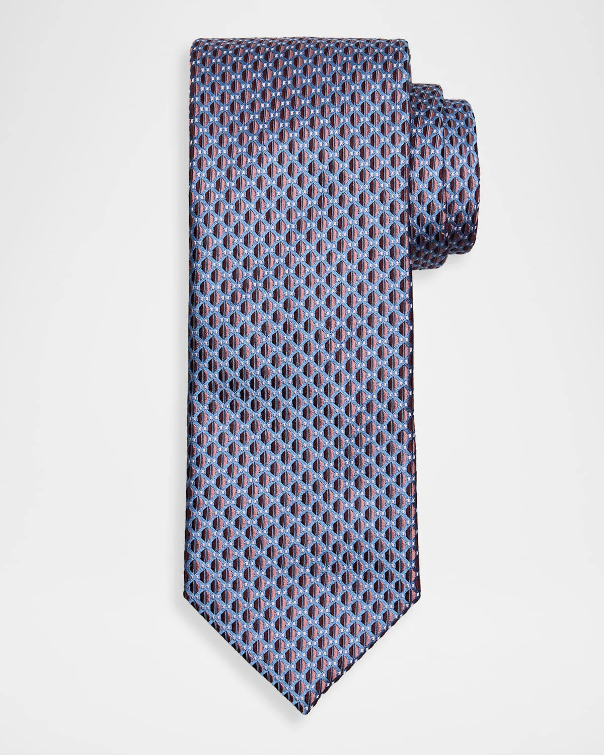 Men & apos;s Micro-Jacquard Silk Tie - 1