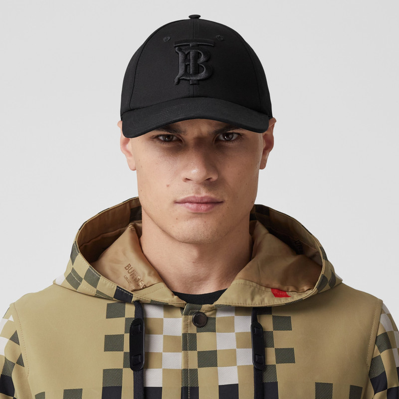 Burberry Pixel Check Nylon Hooded Jacket outlook