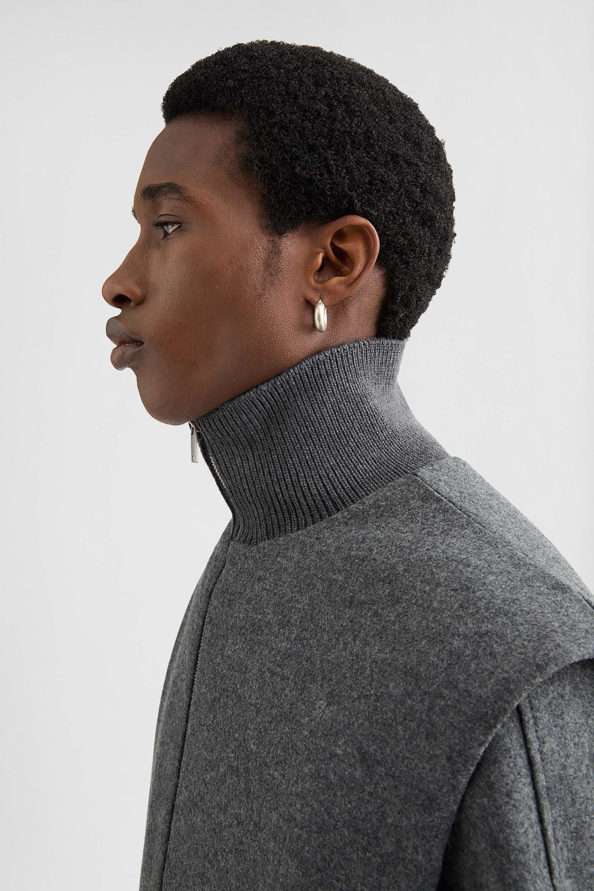 Wool Melton Padded Vest - 3