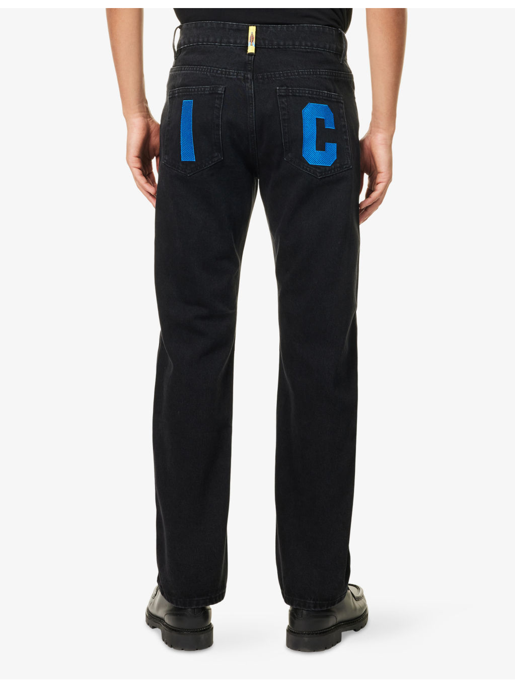 Running Dog Straight-Leg Denim Jeans - 4