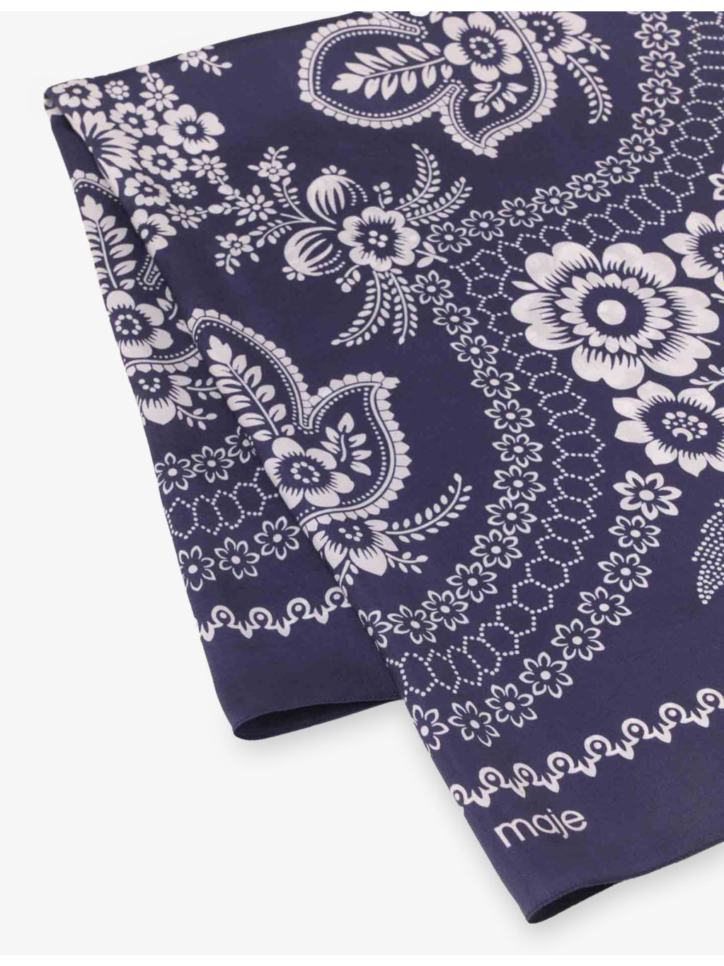 Bandana-Print Silk Scarf - 3