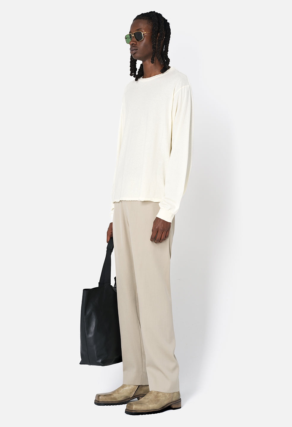 FOLSOM LS CROPPED TEE - 4