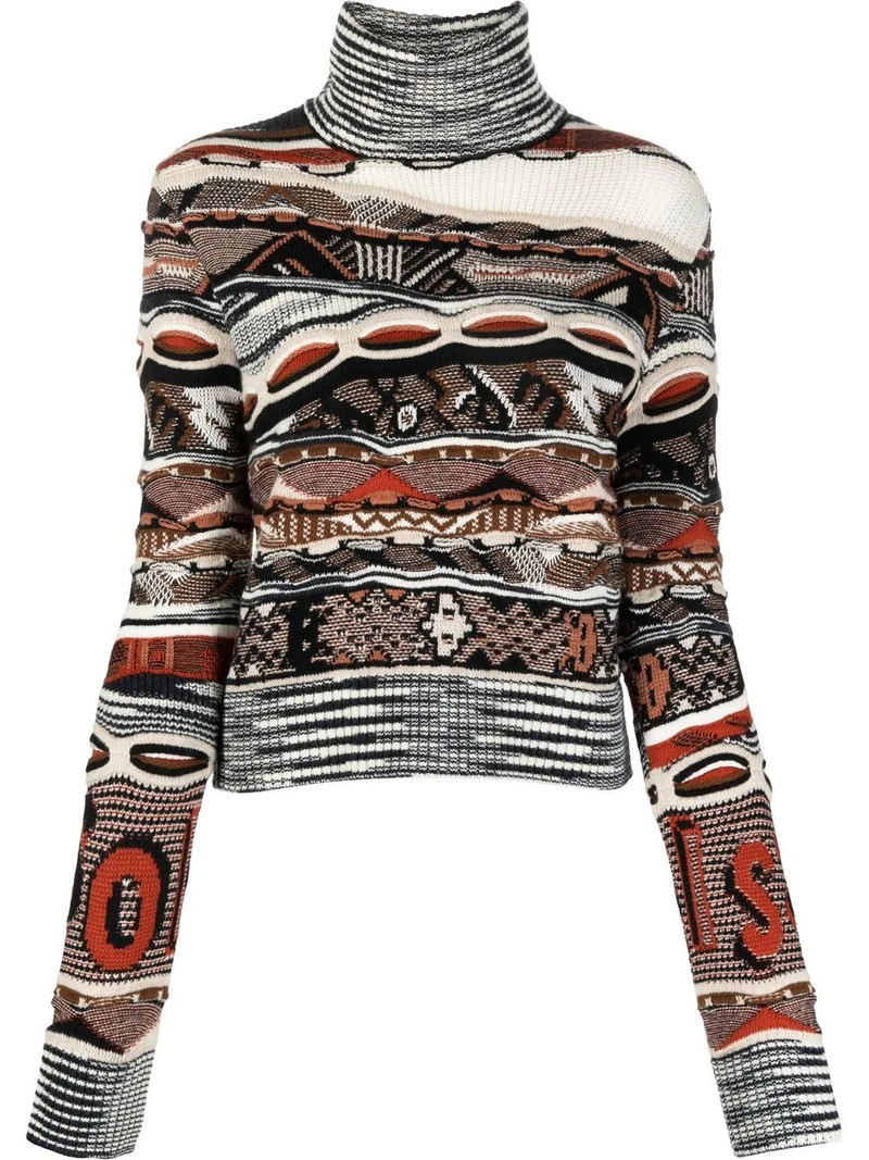 roll-neck knitted jumper 1