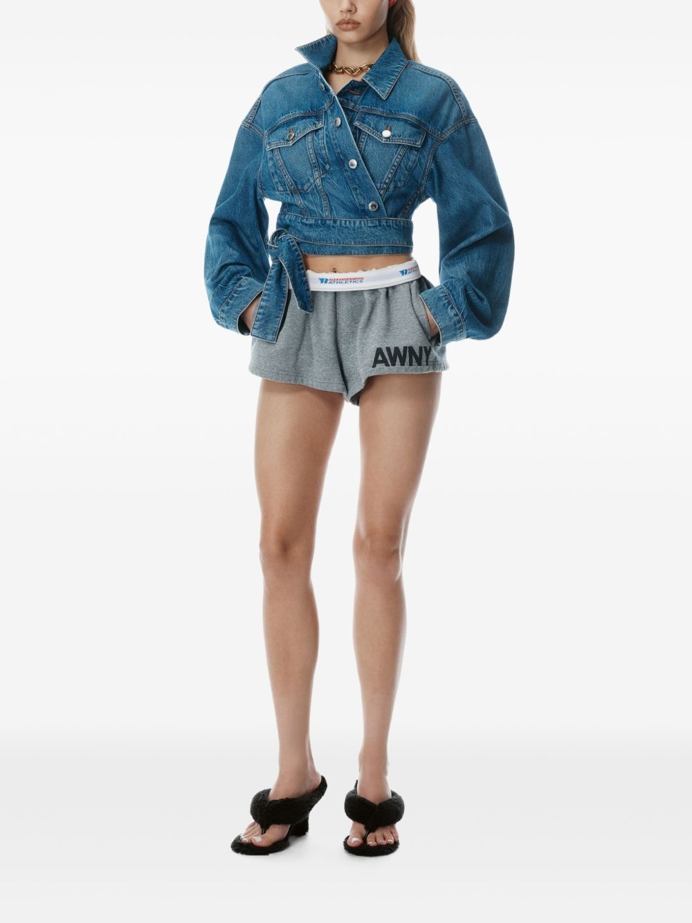 wrapped trucker jacket - 2
