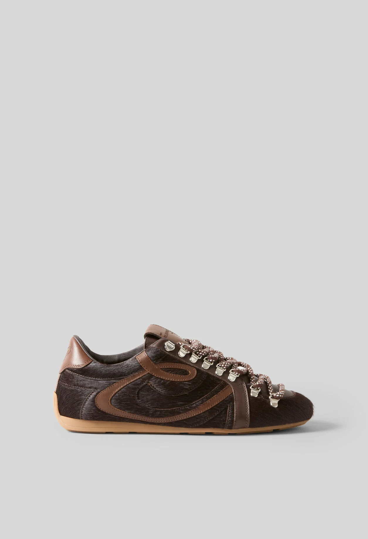 CHOCOLATE-COLOURED SWING TRAINERS - 1