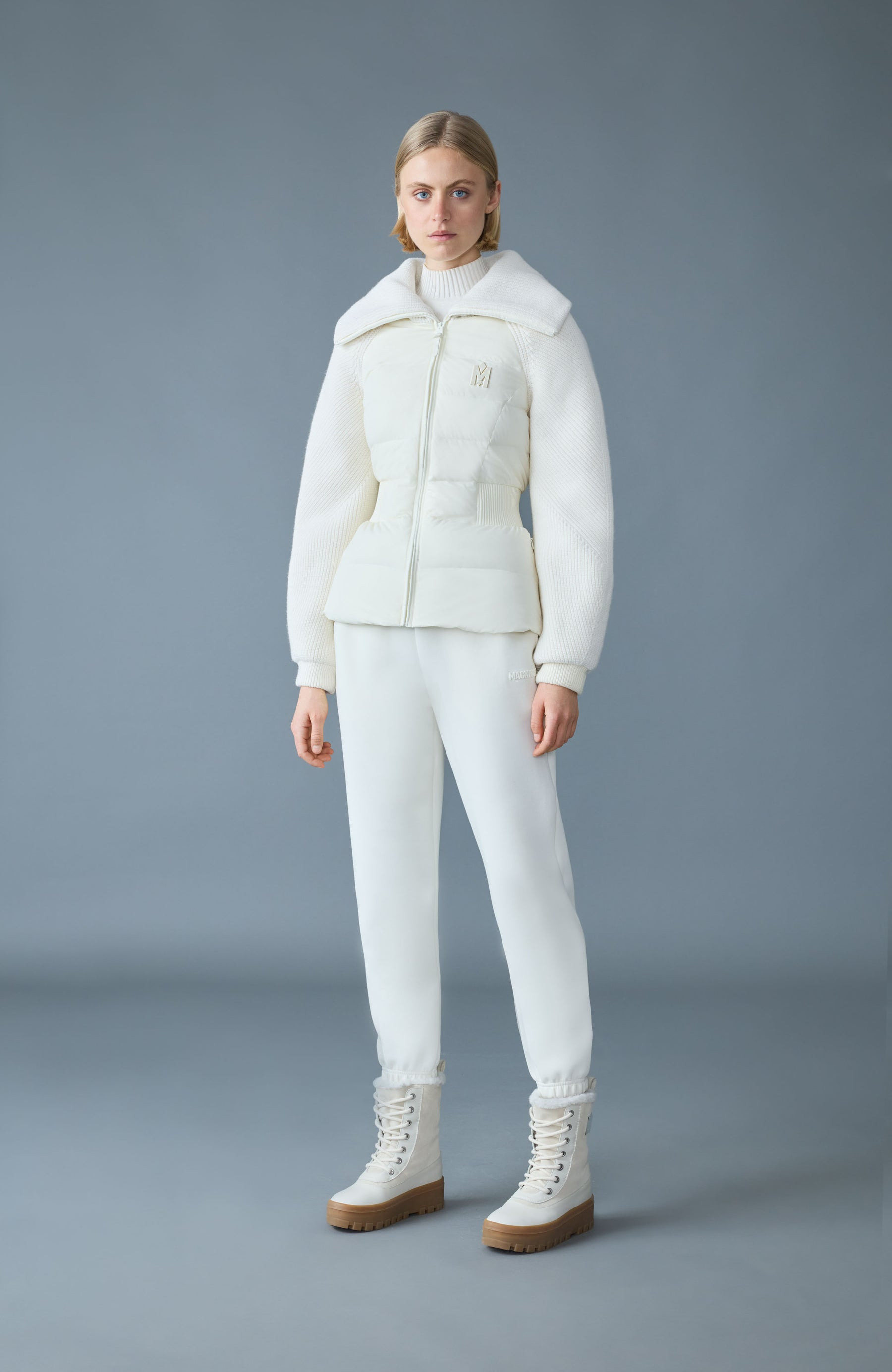 FOXY Light down mixed media jacket - 2