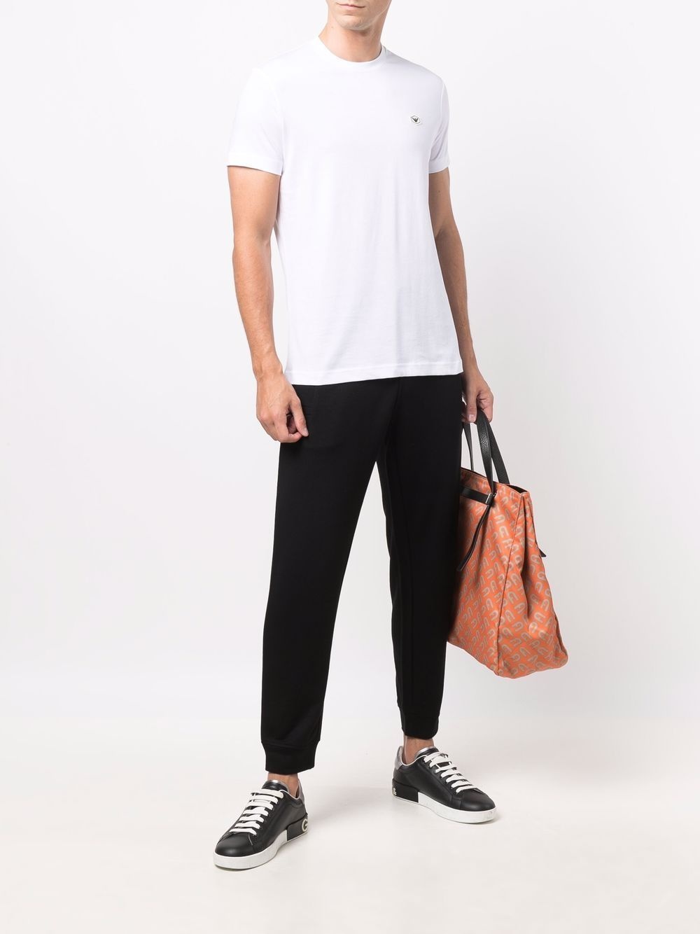 elasticated track pants - 2