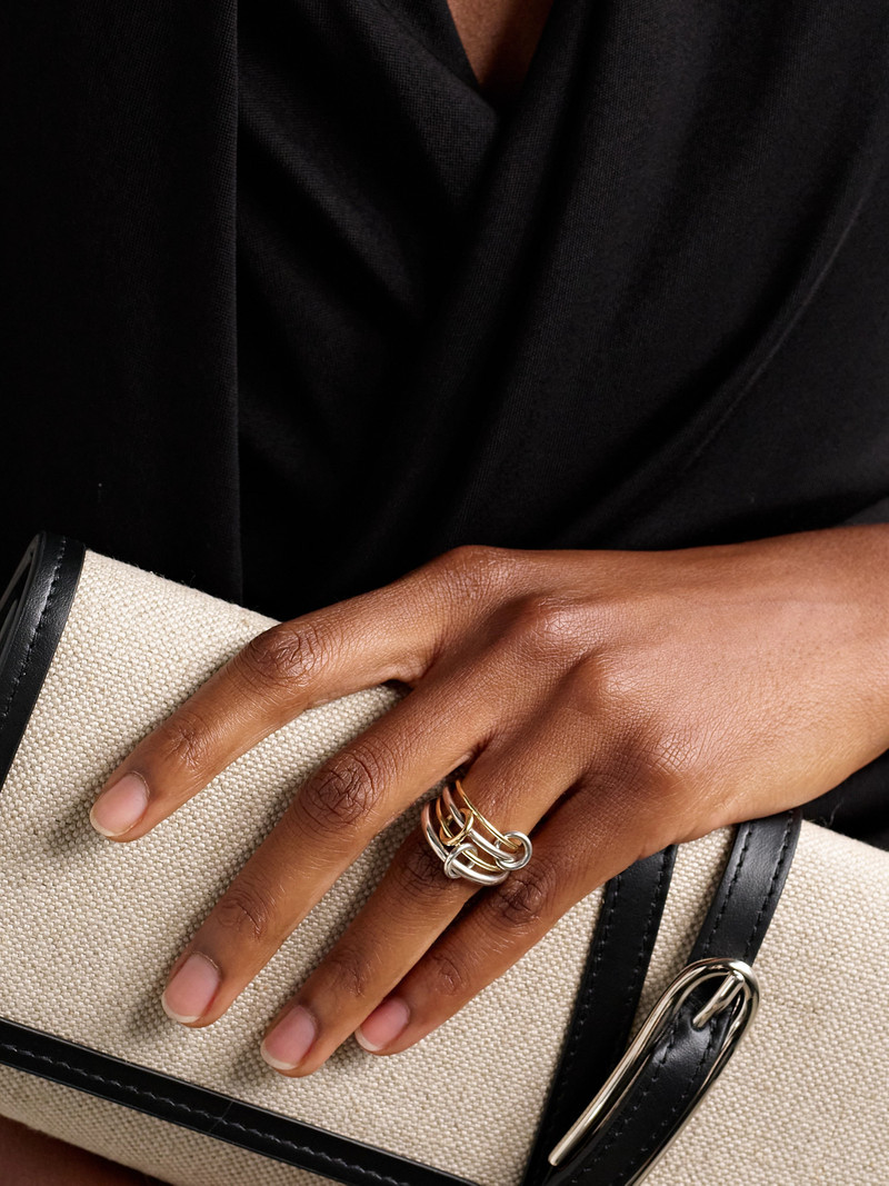 Spinelli Kilcollin Pisces 18-karat Gold And Sterling Silver Ring outlook