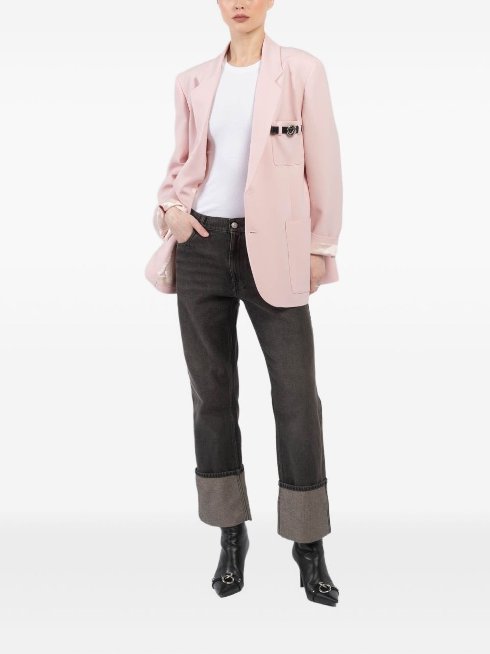 button-up blazer - 2