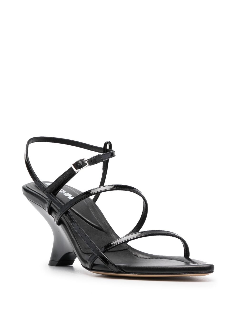 Gia26 70mm leather sandals - 2