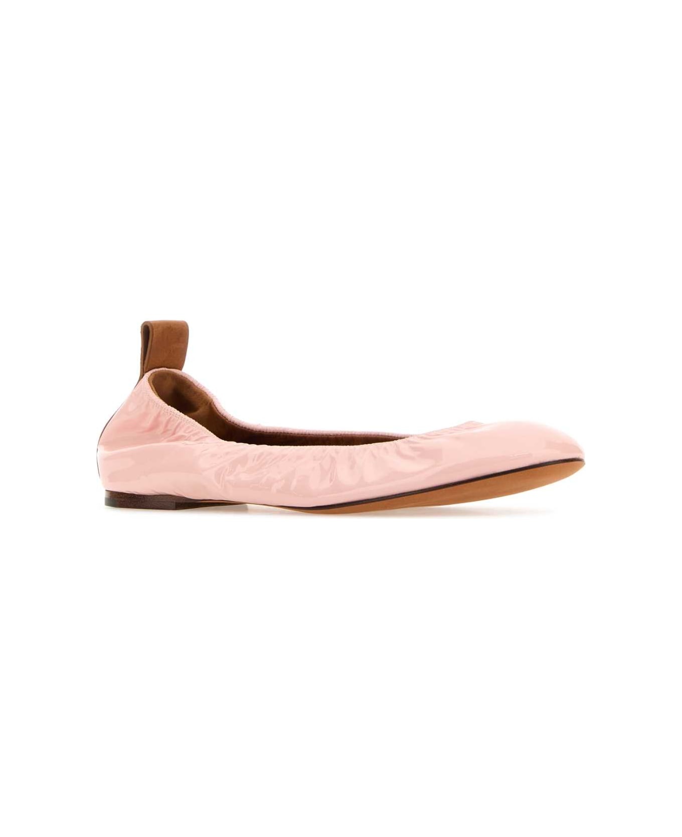 Pink Leather Ballerinas - 2