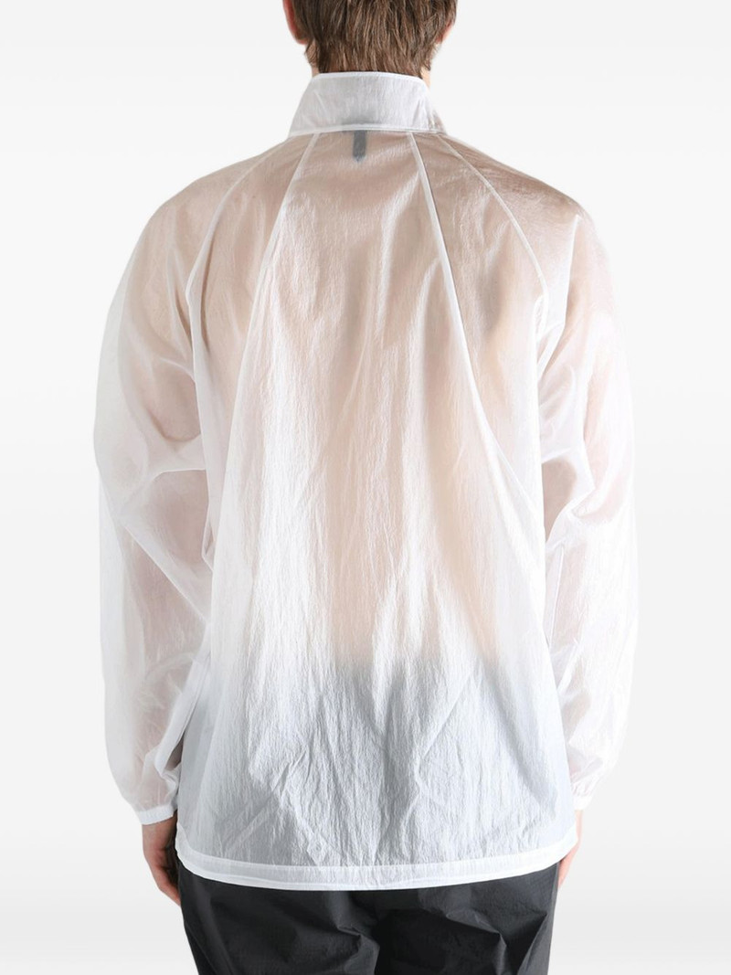 sheer raglan-sleeve jacket 5