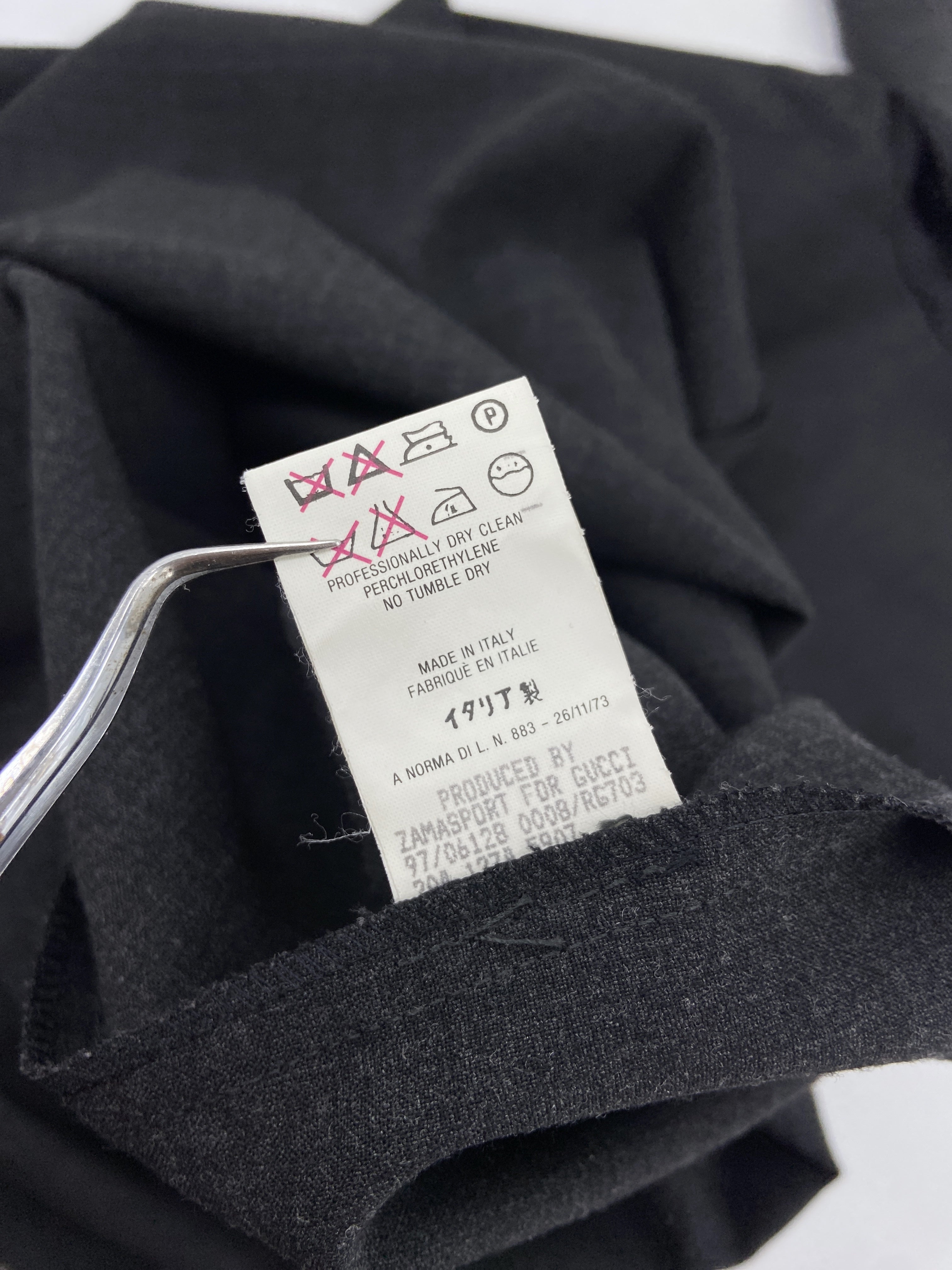 Gucci Fall 1997 Tom Ford Minimal Grey Zip Dress 40 - 13