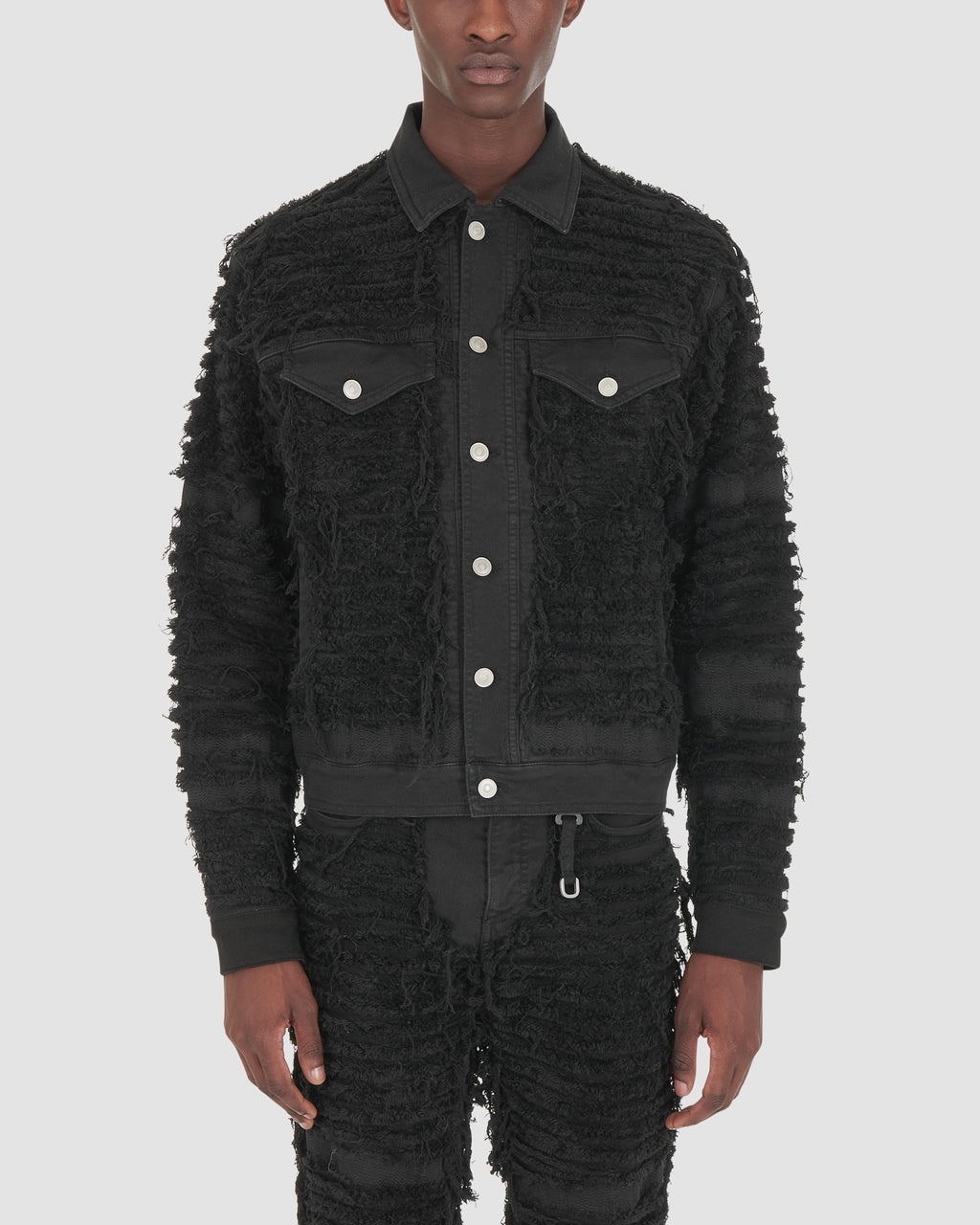 DENIM JACKET BLACKMEANS - 2