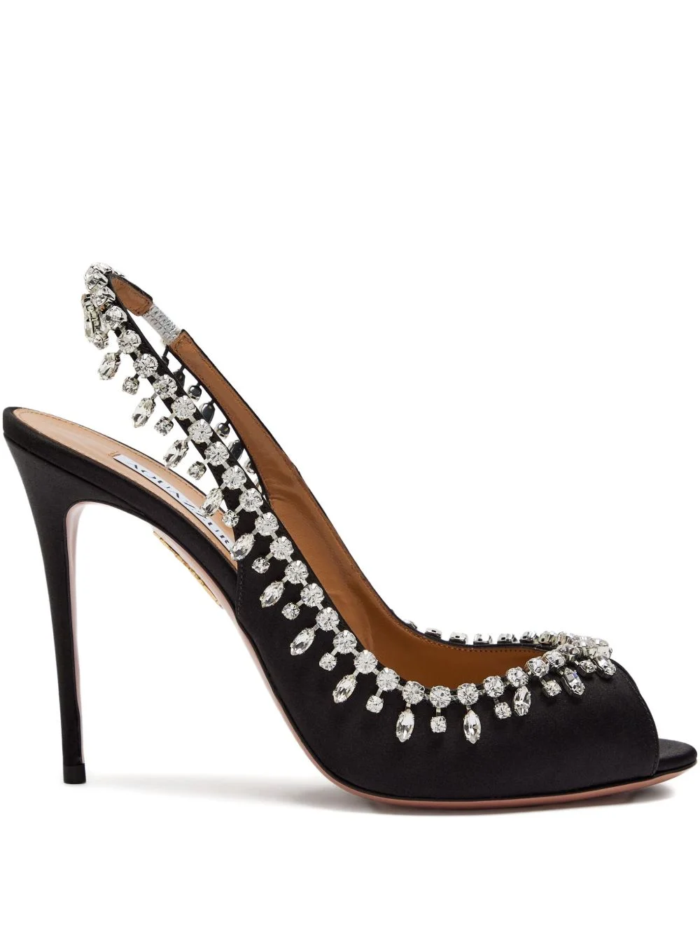 105mm Temptation crystal-embellished sandal - 1