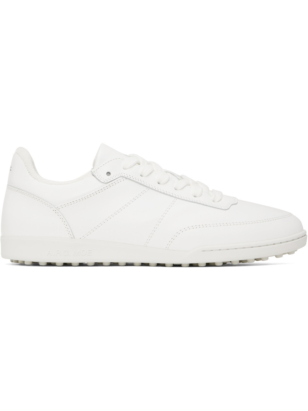 White Moe Sneakers - 1