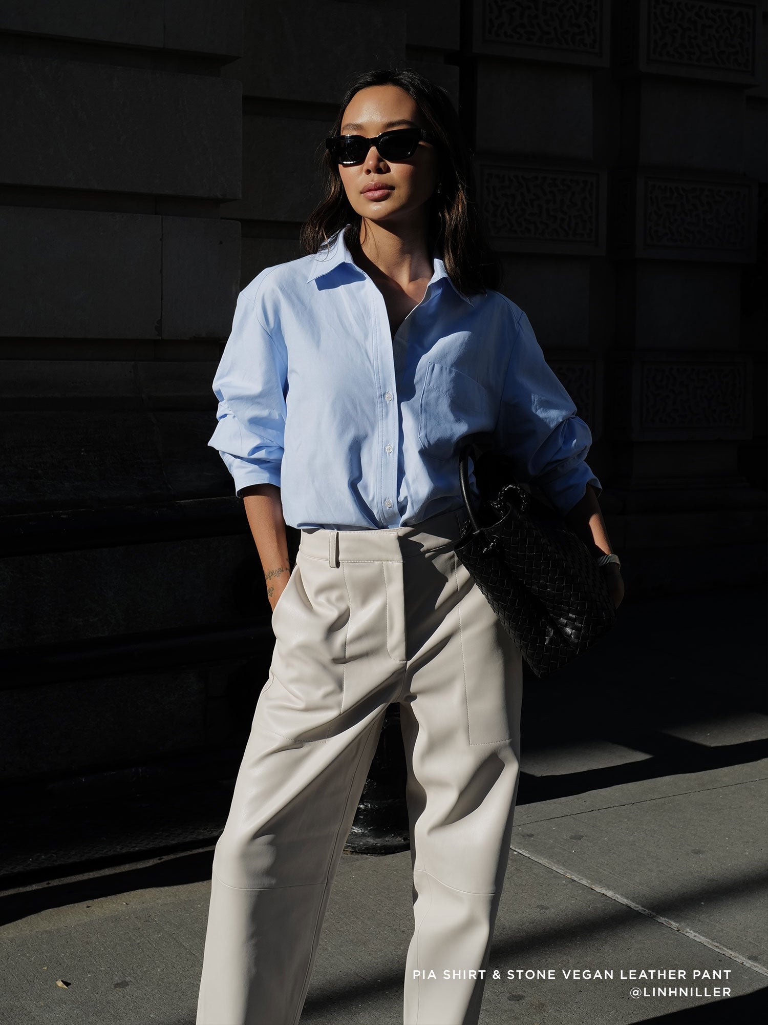 The Stone Vegan Leather Pant - 6