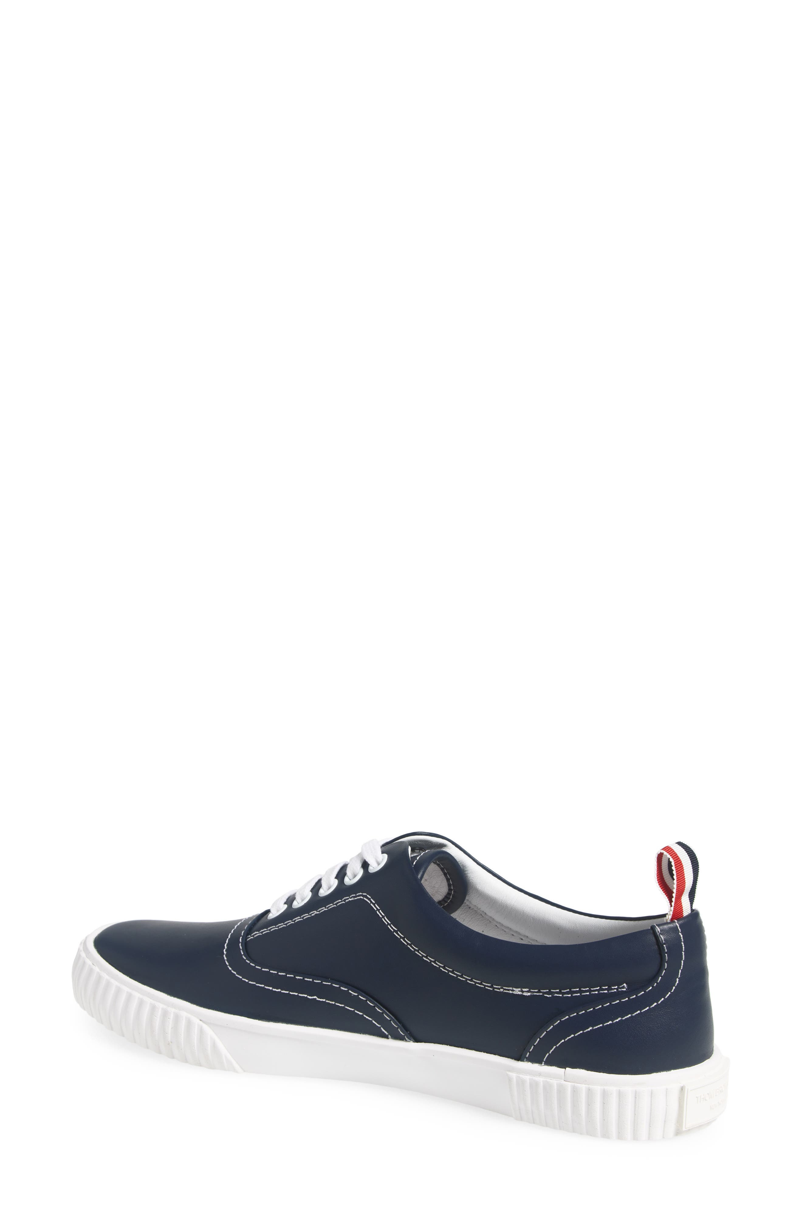 Thom Browne Heritage Low Top Sneaker in Navy at Nordstrom - 2