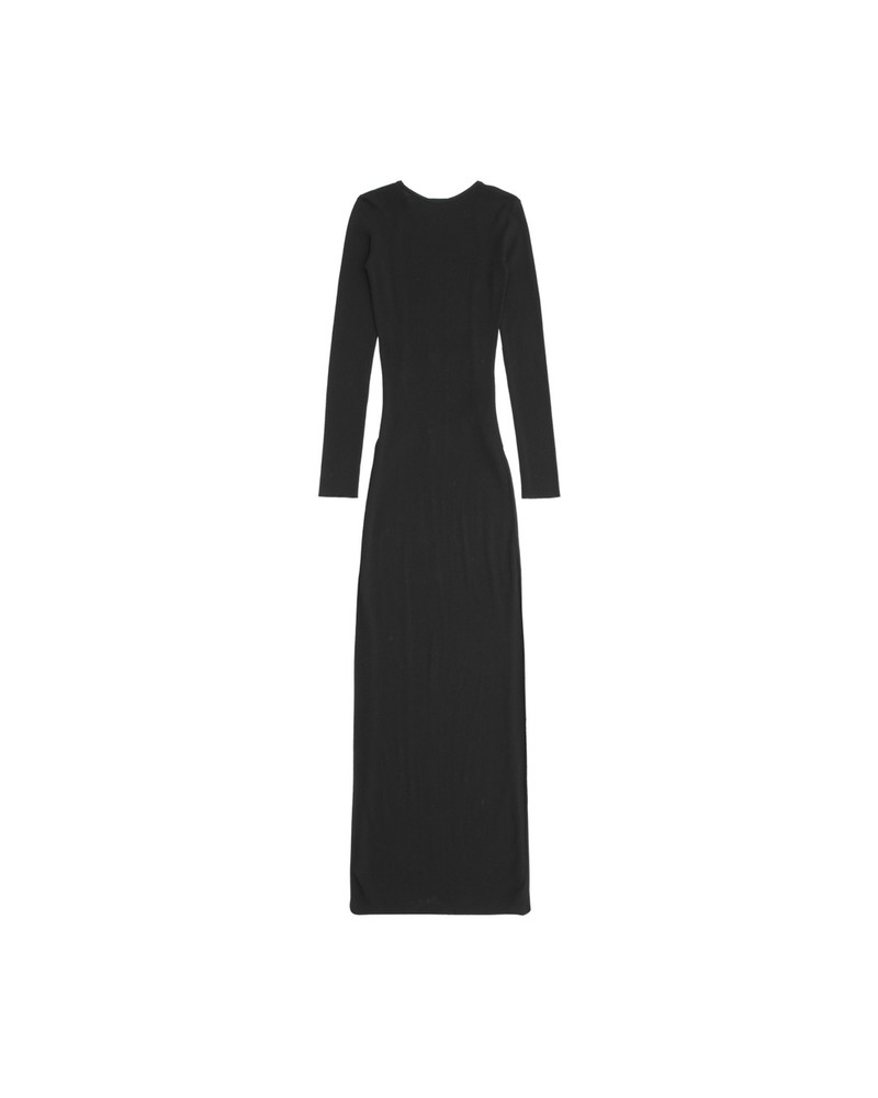 LONG KNIT CUTOUT DRESS 1