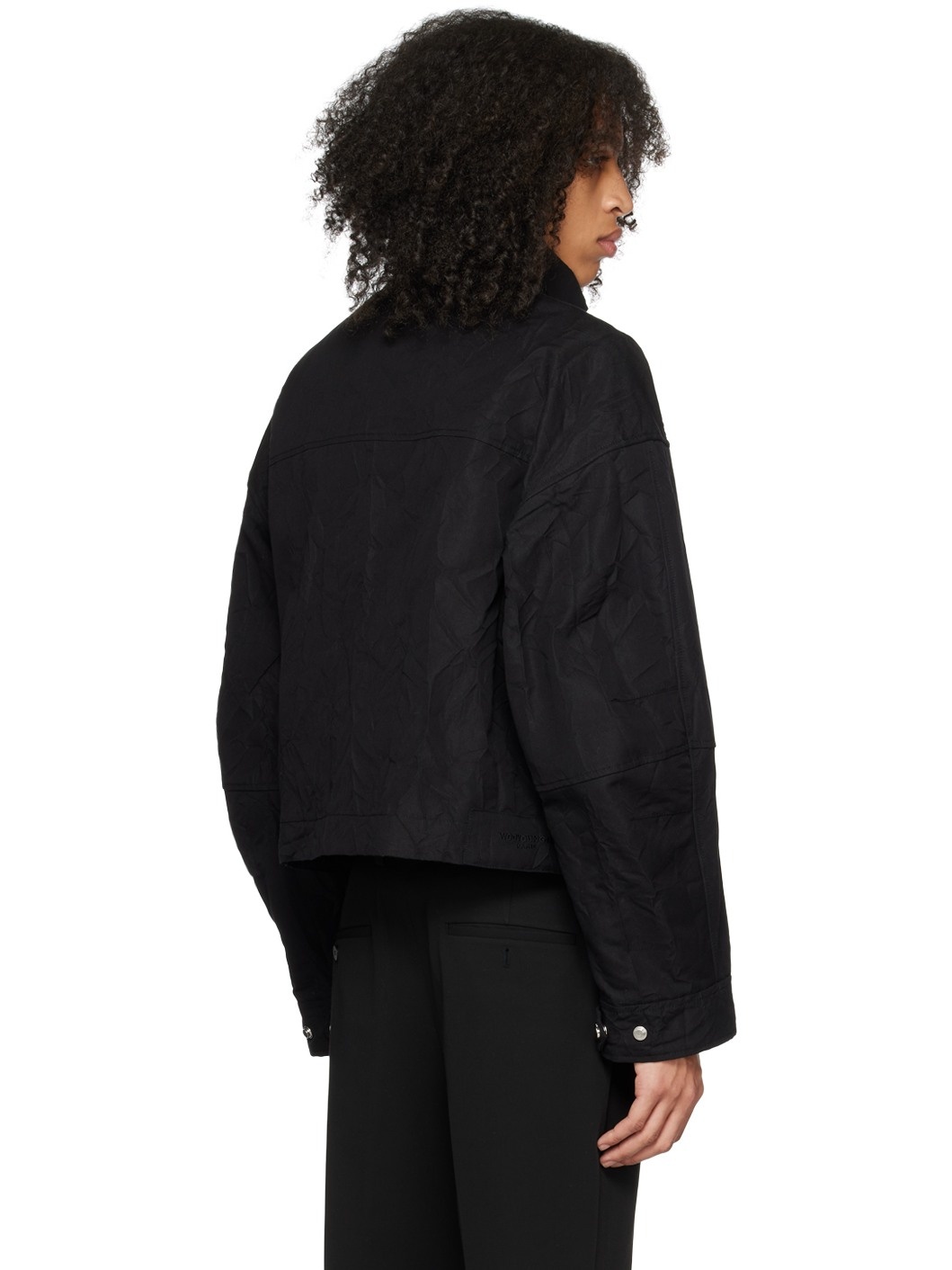 Black Press-Stud Jacket - 3