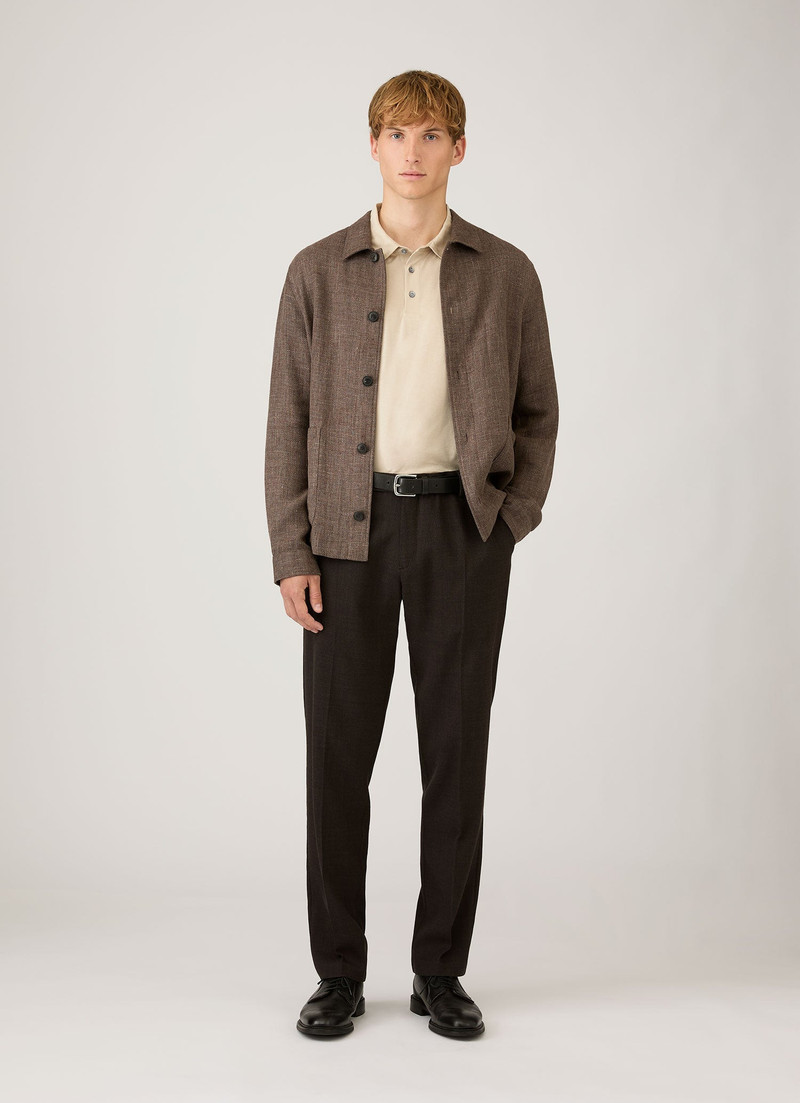 Sunspel Long Sleeve Classic Jersey Polo Shirt outlook