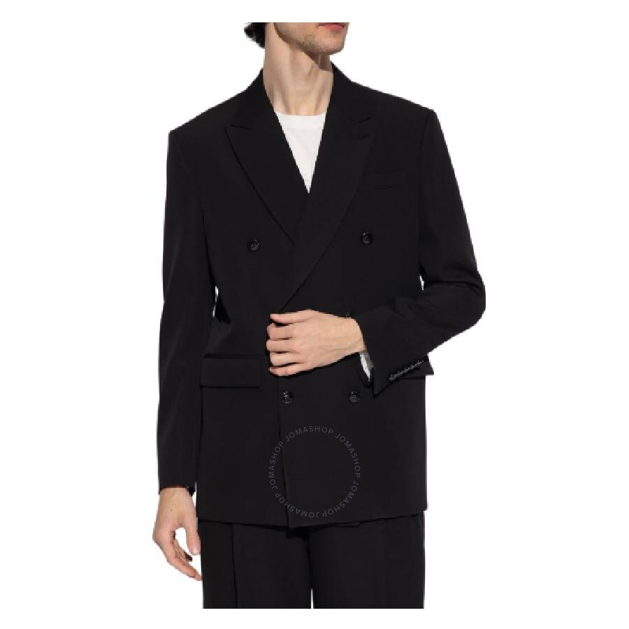 Burberry Men's Long Sleeve Double-Breasted Jacket, Brand Size 44R (US Size 34R) - 3